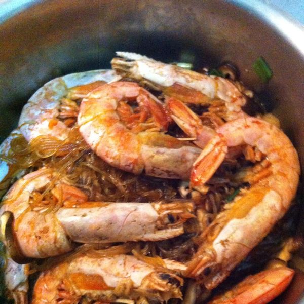 鮮蝦粉絲煲 : Carol Lin一起做