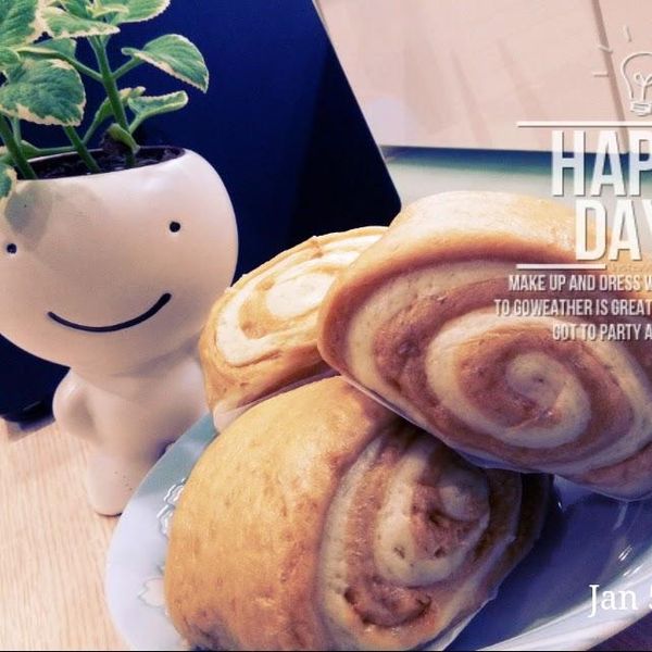 黑糖雙色饅頭：Jasmme Chiu 一起做