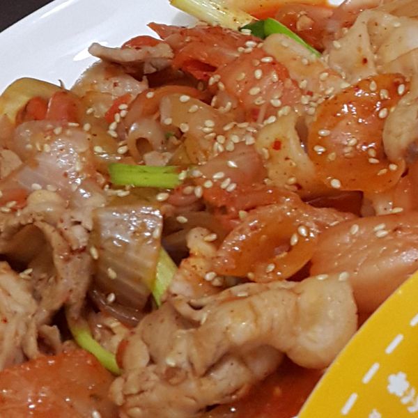 [一鍋隨意煮]韓式泡菜豬肉：陳禎 一起做