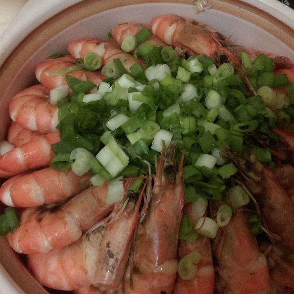 鮮蝦粉絲煲 : Tanchi  Liao一起做