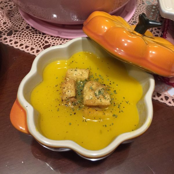 南瓜濃湯 : 瑪莎莎一起做