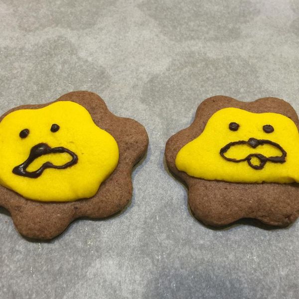 簡易奶油獅造型餅乾 : Jacy Sun一起做