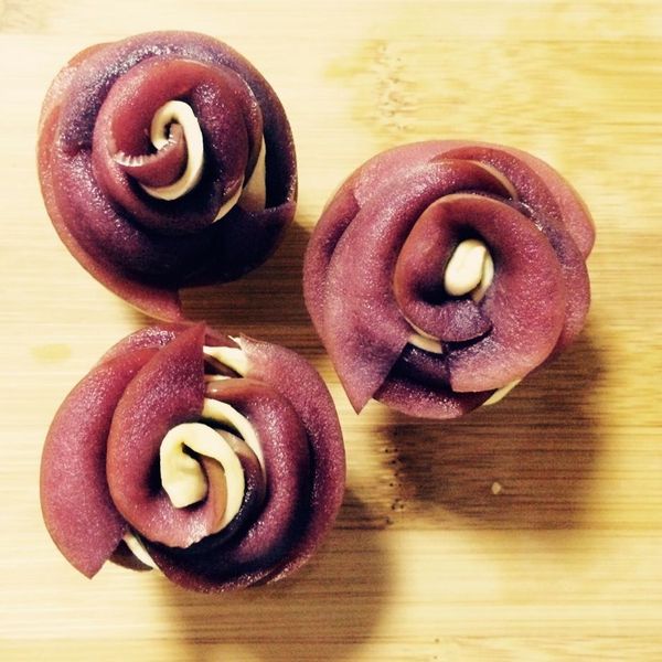 紅酒蘋果花卷 : 崑益一起做