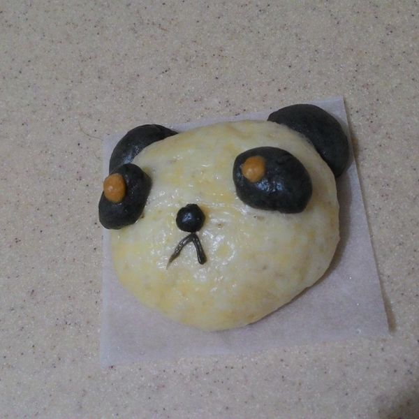 料理甜甜圈<健康點心週> 熊貓小饅頭:A-Fen Yu 一起做