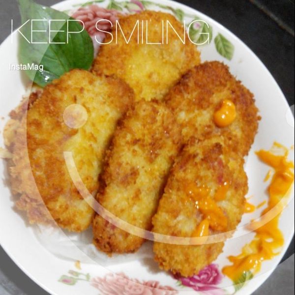 薯餅：泡泡 一起做