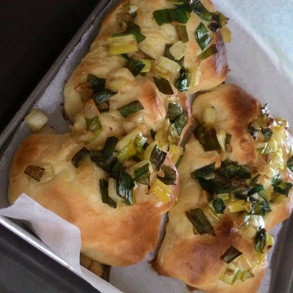 蔥蒜麵包[Panasonic製麵包機]：ant 一起做