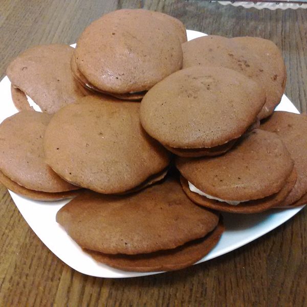 Whoopie Pie巧克力棉花糖夾心派 : 青青一起做