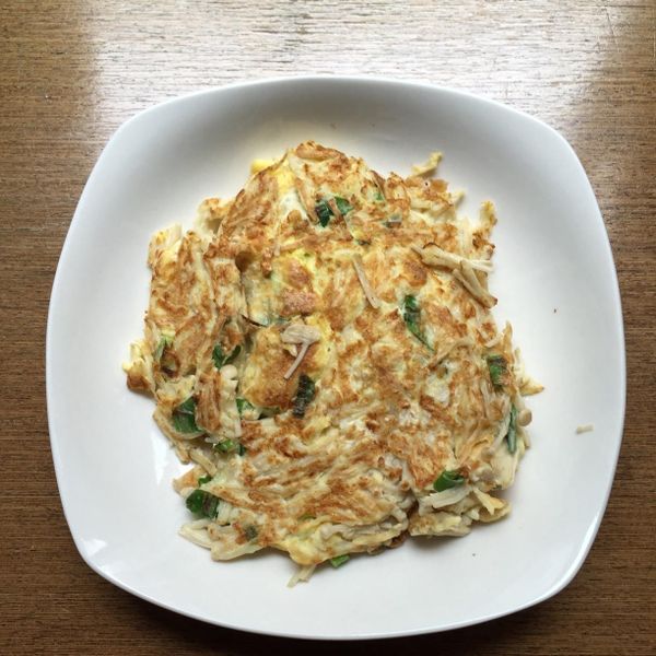 金針菇烘蛋：Chika Fang 一起做