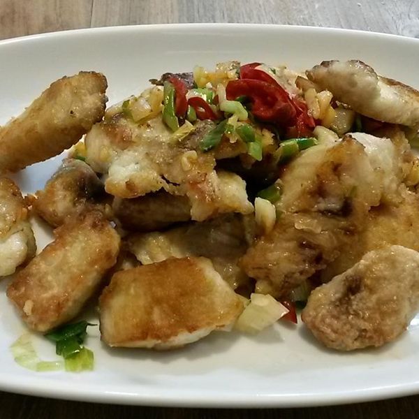 椒鹽魚片 : 李沁容一起做