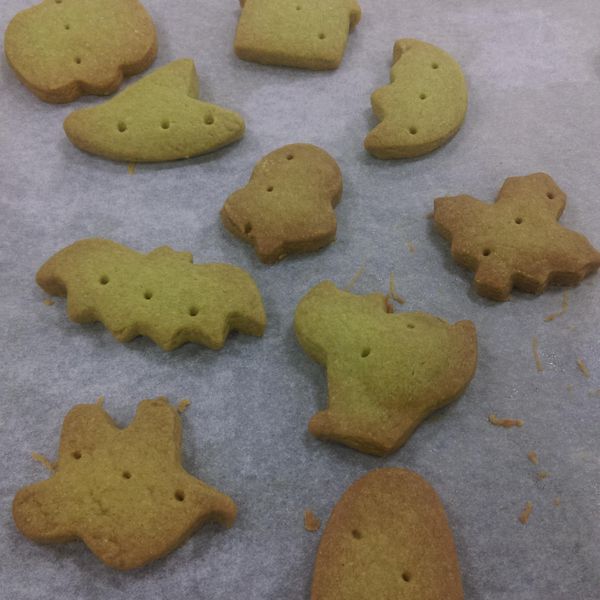 Olivia♥抹茶餅乾：小R 一起做