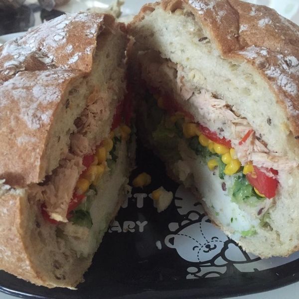 【Take a bread！創意三明治、麵包早餐】藏餡三明治：王寀听 一起做