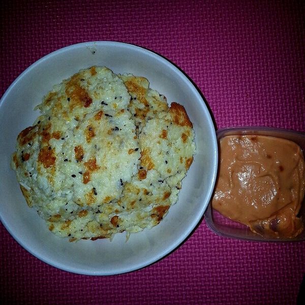 隔天剩飯做《芝麻起司煎米餅》 : 王馨樺一起做