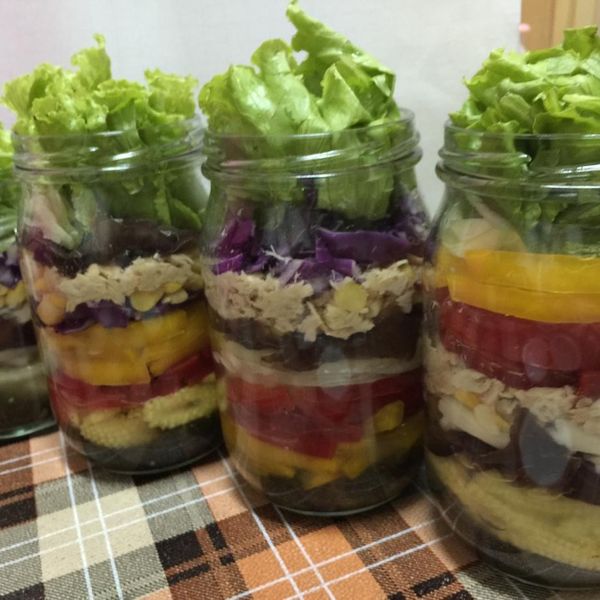 Jar salad  沙拉罐：Chloe Su 一起做
