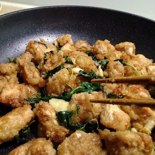 鹹酥雞 [放山古早雞在我家] : Michelle Liou一起做