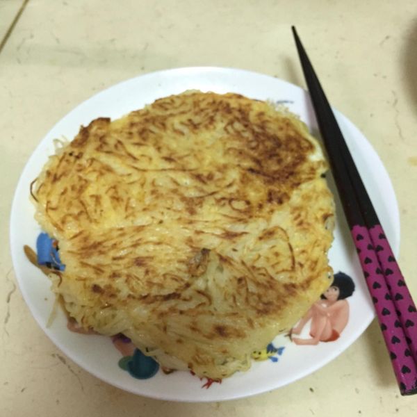 古早味苦茶油蛋煎麵線 : Melody Tung一起做