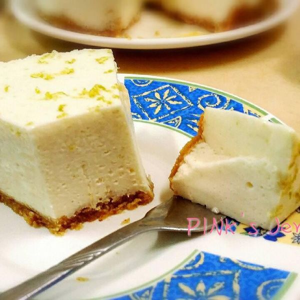 蜂蜜檸檬乳酪免烤蛋糕：巧 一起做