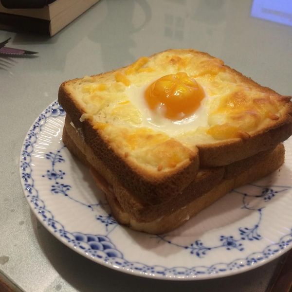 Olivia♥庫克太太三明治 Crouque-madame:蔻蔻 一起做