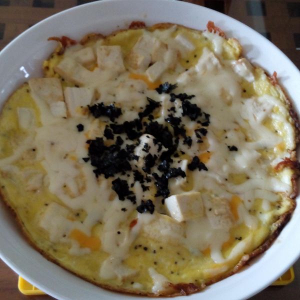 豆腐起士蛋包~~會牽絲的濃稠滋味!!：rich 一起做