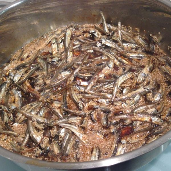 蜜汁小魚干 : Chang Yating一起做