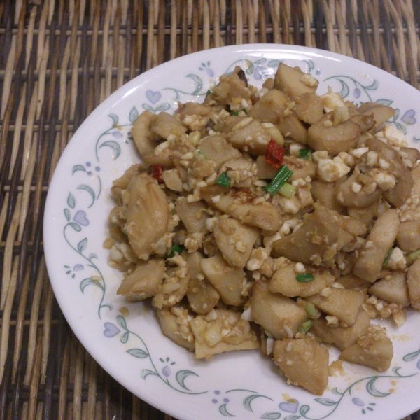 金沙杏鮑菇 : Vicky Wang一起做