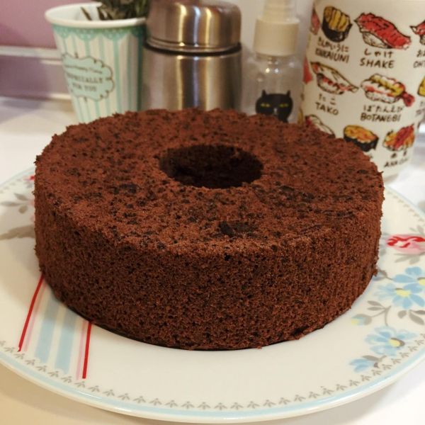 巧克力戚風蛋糕：Mika Kang 一起做