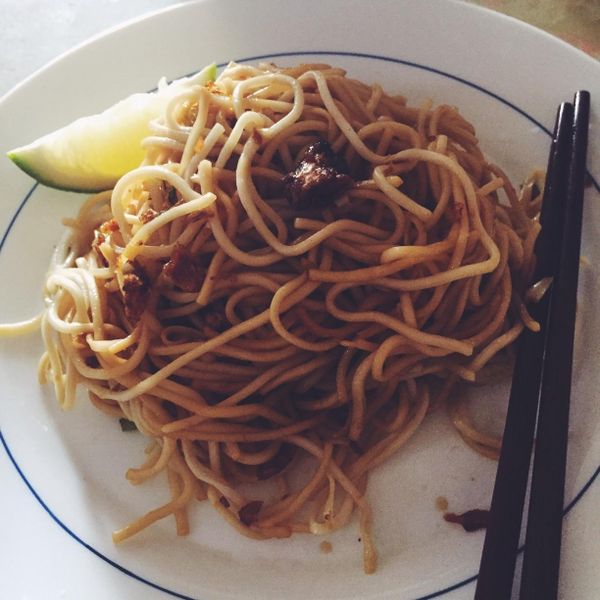 油蔥酥醬油乾拌麵 : 妮采一起做