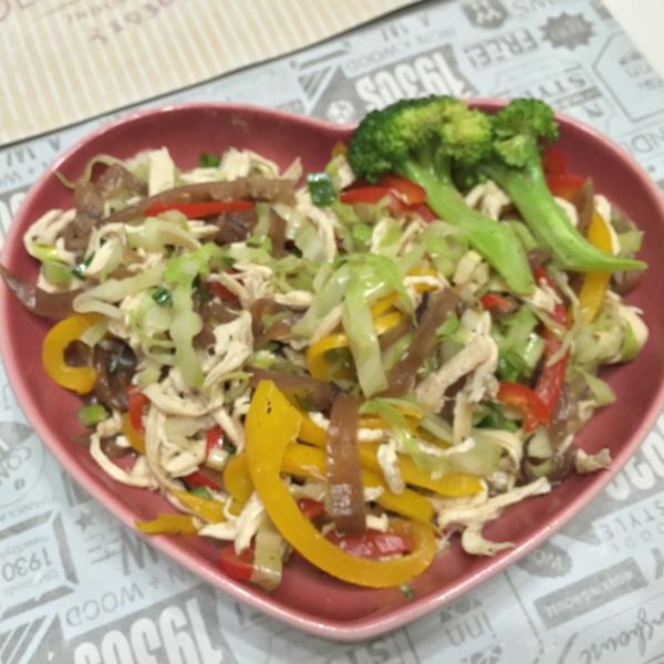 涼拌葱油雞絲【小七夏日輕食尚】：Lanzi Tsai 一起做