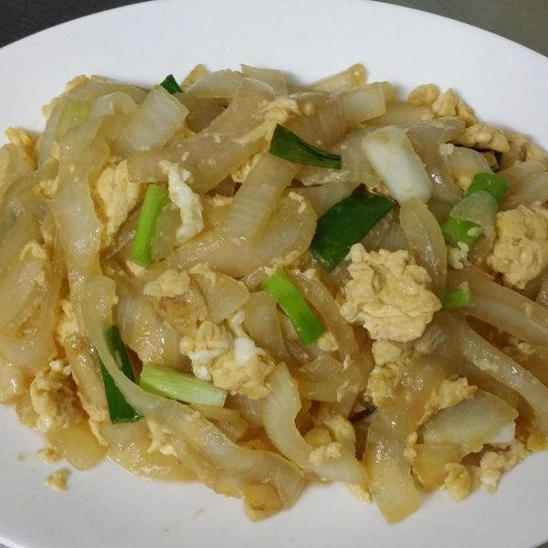 ㄚ曼達的廚房~洋蔥炒蛋 : 蔡妹一起做