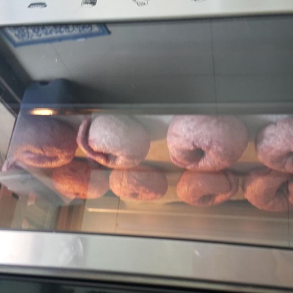 芝麻紫薯bagel : 林妤兒一起做