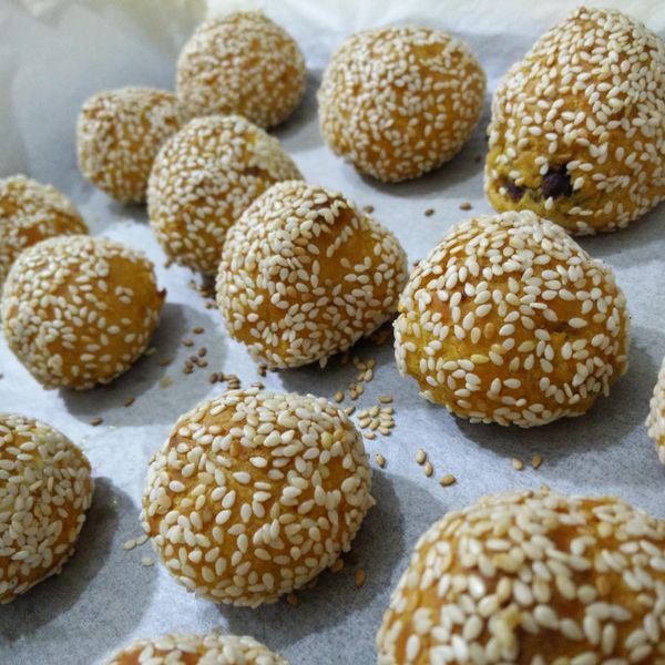 南瓜芝麻球 : De一起做