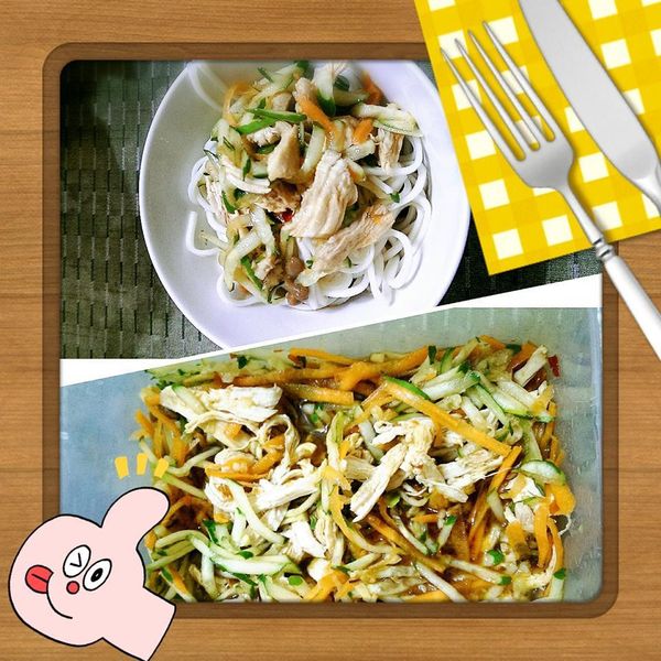 涼拌雞絲：寶媽食堂 一起做