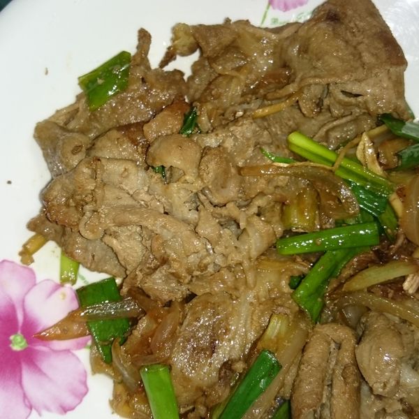 蔥燒豬肉片:Shu-chin Cheng 一起做