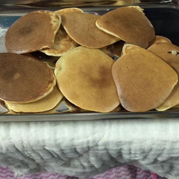 低熱量~一口熱香餅 [無油少糖]：carry6984 一起做