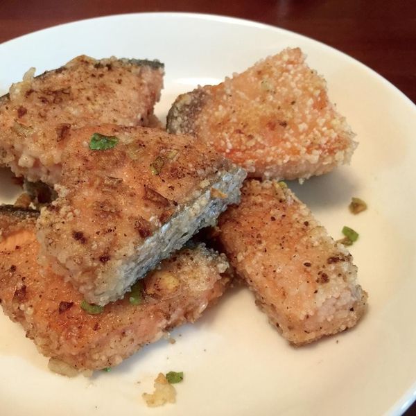 椒鹽鮭魚:Dannie Chang 一起做