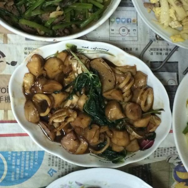 三杯杏包菇 : Ching Shi一起做