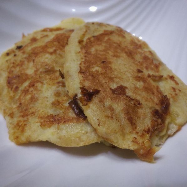 簡易香蕉蛋鬆餅(無麵粉） : 林家綺一起做