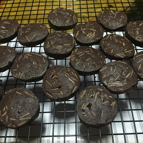 杏仁巧克力餅乾 : 李姵霈一起做