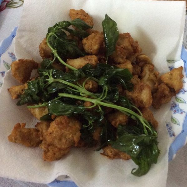 無骨鹽酥雞 : Dona Hu一起做