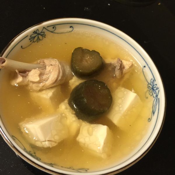 瓜仔豆腐雞湯 : Chin-yu Lin一起做
