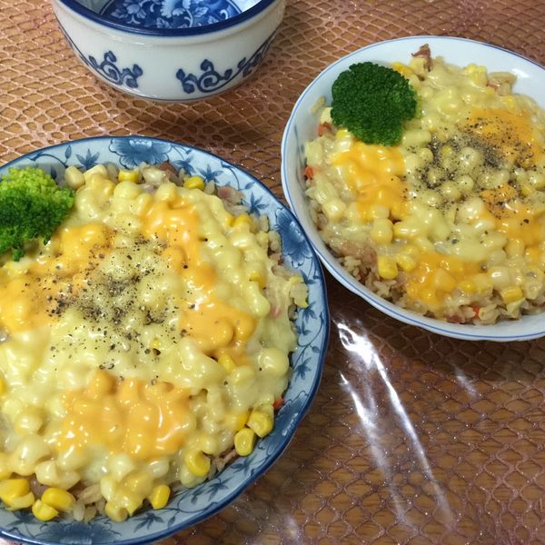 玉米起司炒飯 : Yun-Hsuan  Lin一起做