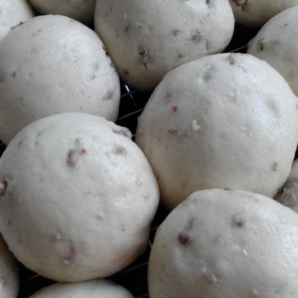 純天然的芋頭饅頭 : 劉欣屏一起做