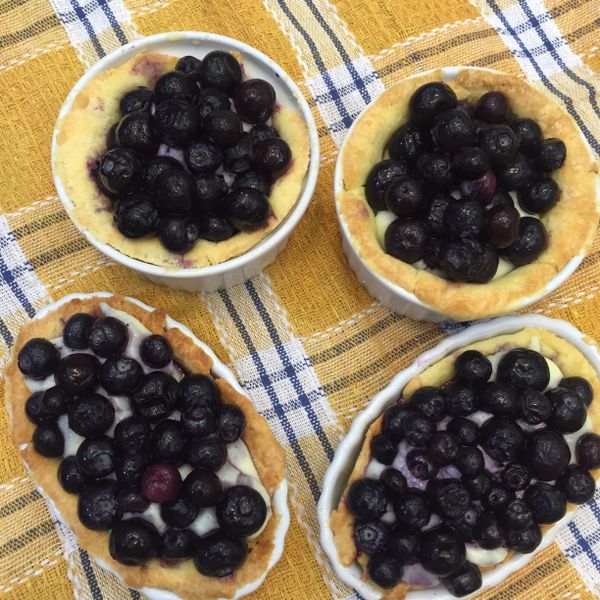 卡士達藍莓派 : Carmen  Lee一起做