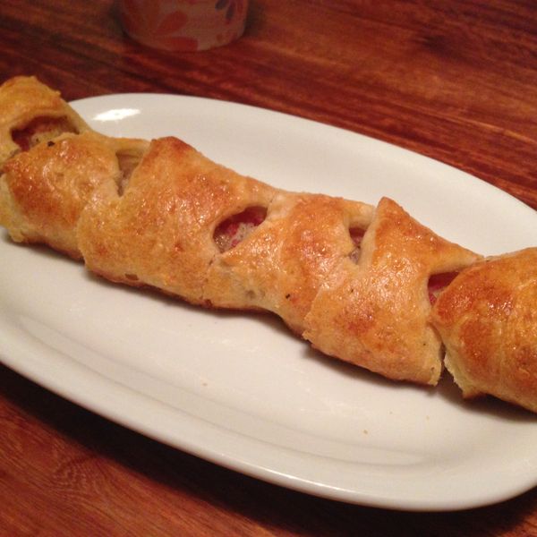 黑胡椒培根法式麵包 : 愛麗師傅小廚娘一起做