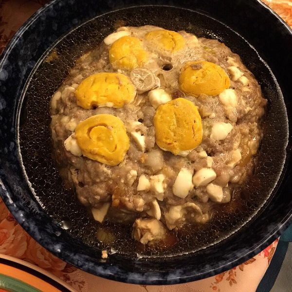 零失敗的鹹蛋蒸肉『淬釀開運年菜』：侑侑 一起做