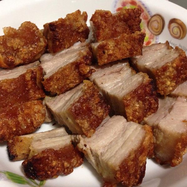 自製港式脆皮燒肉/燒腩仔 : denise一起做