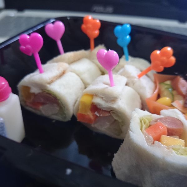 吐司壽司捲 : 小K一起做