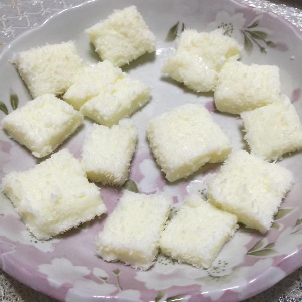 椰香鮮奶雪花糕：文莉安哲 一起做