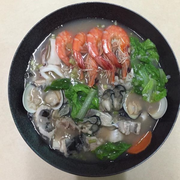 台式海產粥 : Michelle Weng一起做