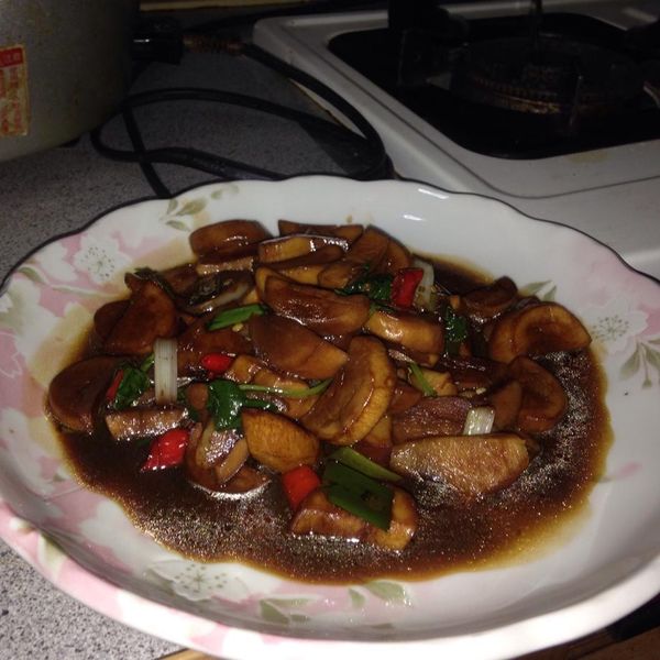 三杯杏鮑菇 : pigponpon一起做