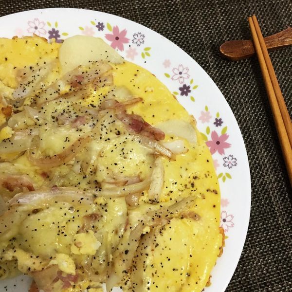 Mimi♥培根馬鈴薯烘蛋 : Betty Wu一起做